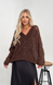 Distressed knit oversize, chocolate cardigan, premium yarn, alpaca and mohair Cool air photo 1