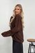 Distressed knit oversize, chocolate cardigan, premium yarn, alpaca and mohair Cool air photo 5