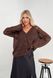 Distressed knit oversize, chocolate cardigan, premium yarn, alpaca and mohair Cool air photo 7