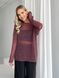 Hand knitted thin mohair sweater burgundy color SKY photo 6