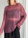 Hand knitted thin mohair sweater burgundy color SKY photo 11