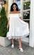 Сукня розлітайка з мереживом літня великий розмір Elena фото 1