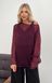 Hand knitted thin mohair sweater marsala color SKY photo 8