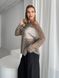 Beige oversize sweater made from premium kid-mohair, cobweb SKY photo 7