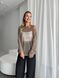 Beige oversize sweater made from premium kid-mohair, cobweb SKY photo 9