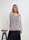 Distressed knit oversize, ash gray-beige mohair alpaka jumper Cool air jumper photo 3