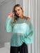 Mint-colored sweater kid-mohair, oversize SKY photo 9