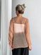 Oversized handmade jumper in peach beige color, crafted from premium kid-mohair SKY photo 5