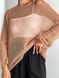 Oversized handmade jumper in peach beige color, crafted from premium kid-mohair SKY photo 10