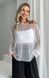 White cobweb oversized mohair sweater OLGA-15 photo 1