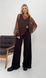 Exquisite knitted mohair jumper, bell sleeves, dark chocolate Oxygen photo 6