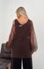 Exquisite knitted mohair jumper, bell sleeves, dark chocolate Oxygen photo 5