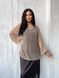 Beige cobweb sweater made from mohair, large size oxygen52 photo 1