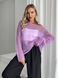 Oversized mohair sweater Lilac SKY photo 2