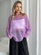 Oversized mohair sweater Lilac SKY photo 3