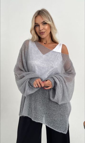 Mohair knitted jumper Oxygen  photo