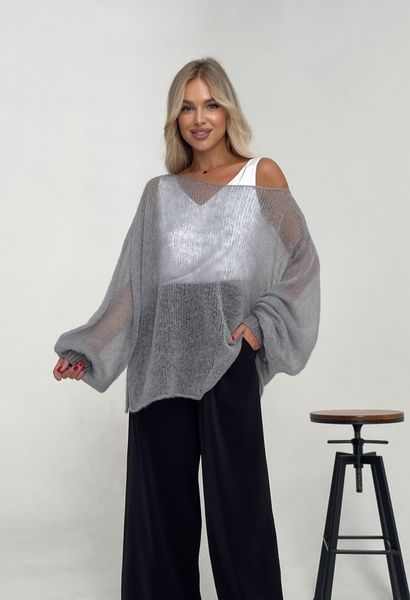 Mohair knitted jumper Oxygen  photo