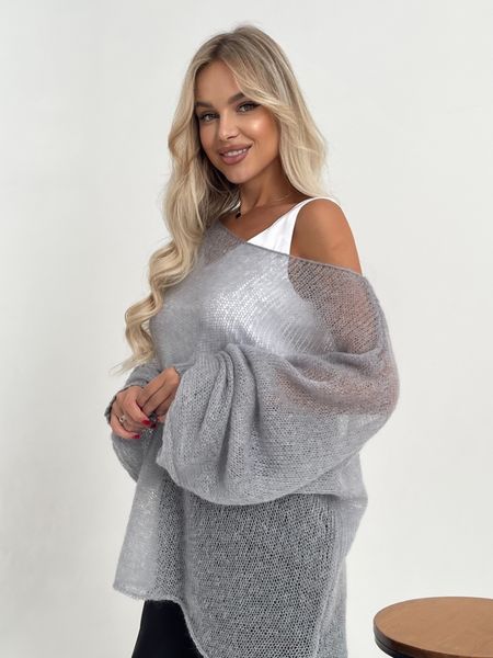 Mohair knitted jumper Oxygen  photo