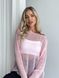 Hand knitted thin mohair sweater pink SKY photo 4