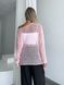 Hand knitted thin mohair sweater pink SKY photo 10